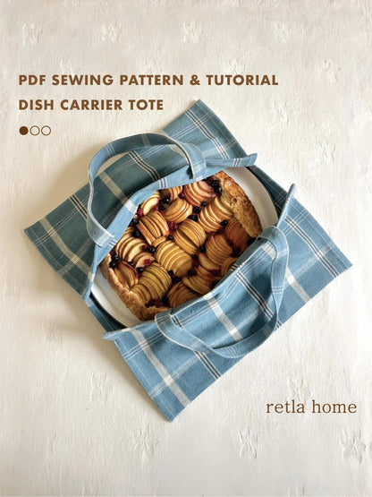 Pie Carrier Tote Sewing Pattern
