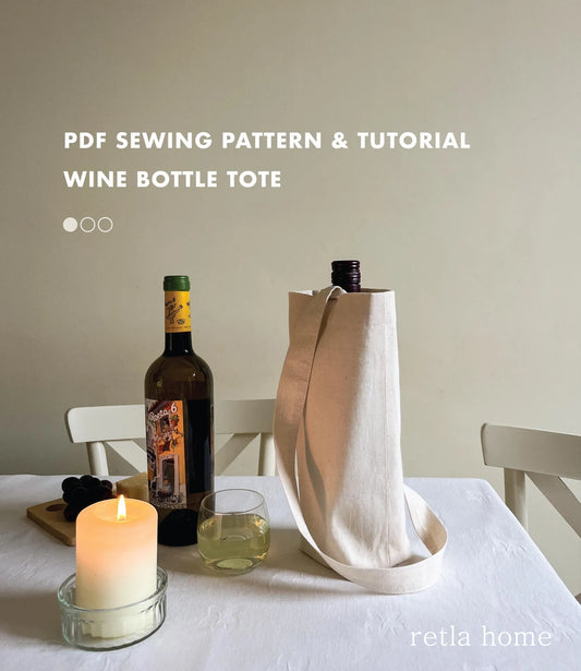 Wine Carrier Tote Sewing Pattern