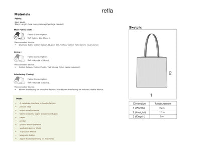 Tia Purse Sewing Pattern